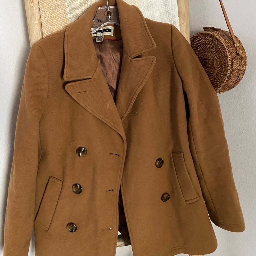 Camel Pea Coat